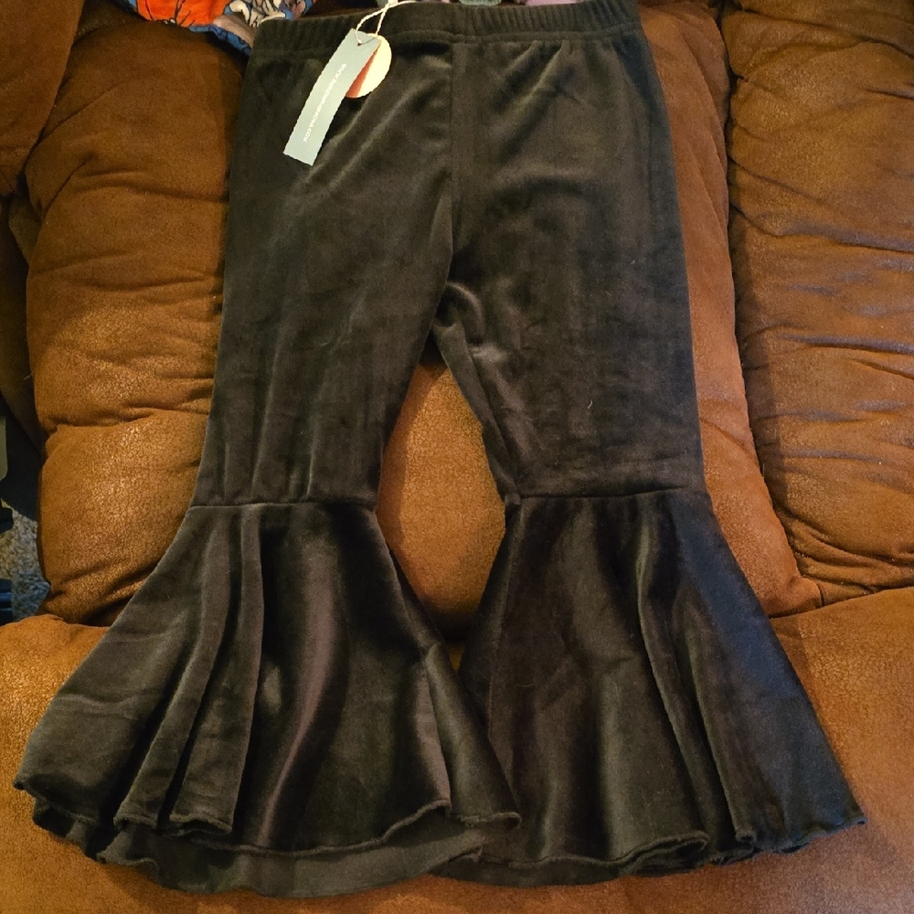Chic Black Flared Kids Bottoms